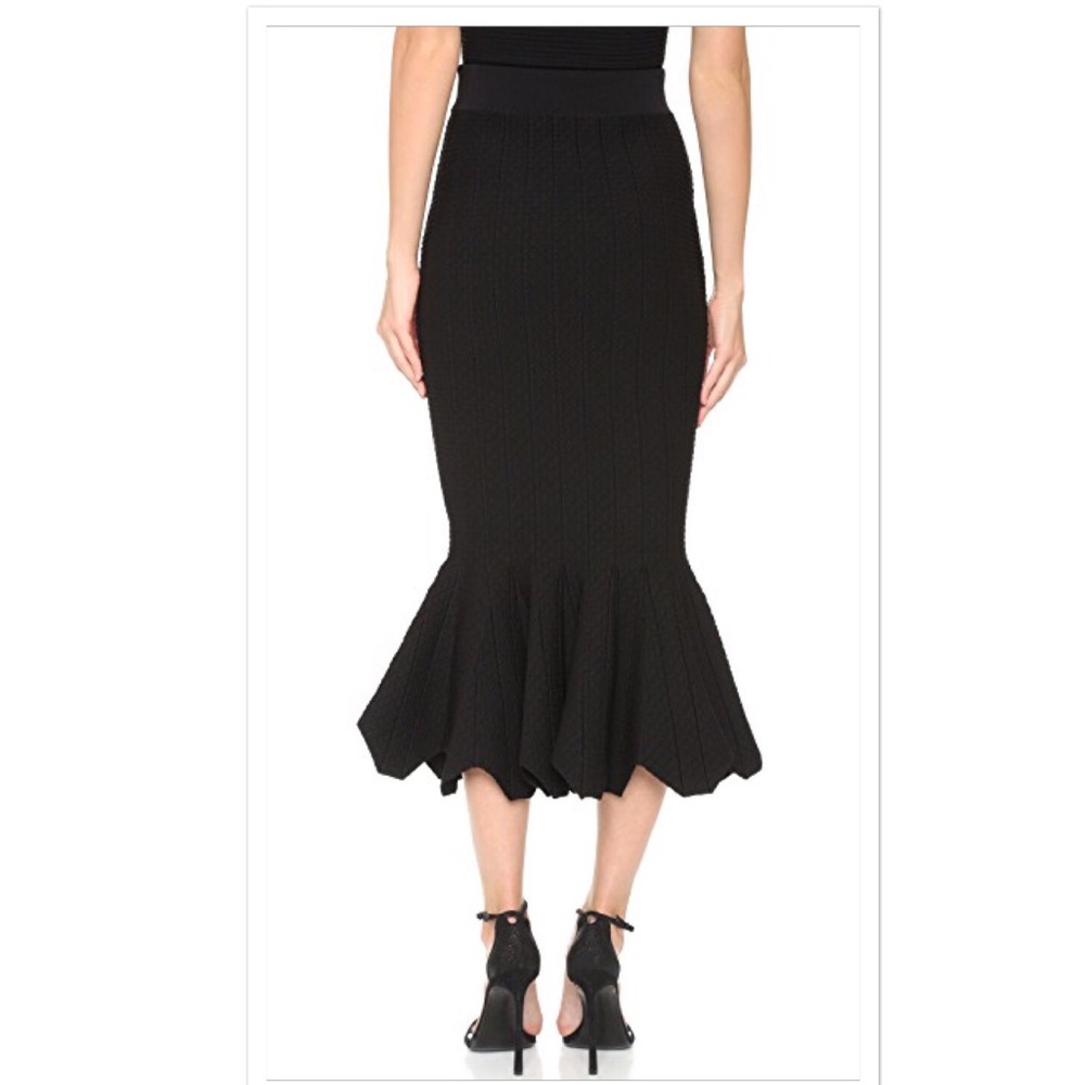Jonathan Simkhai Pointelle Trumpet Skirt - Picture 3 of 4
